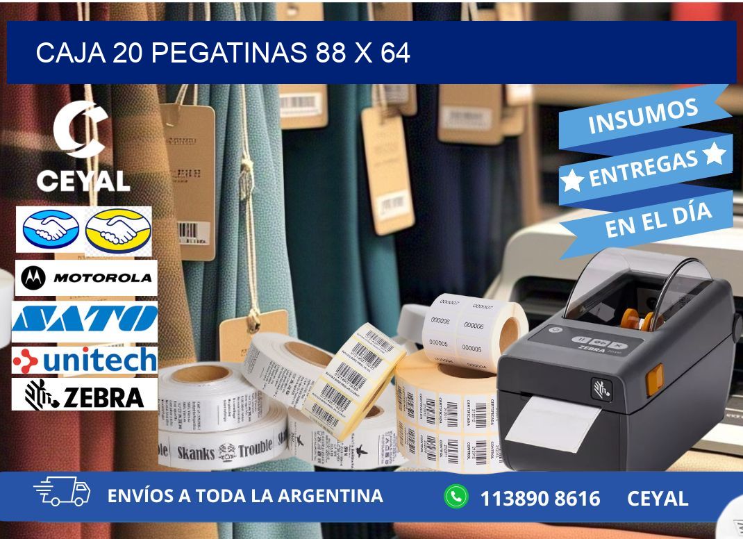 CAJA 20 PEGATINAS 88 x 64