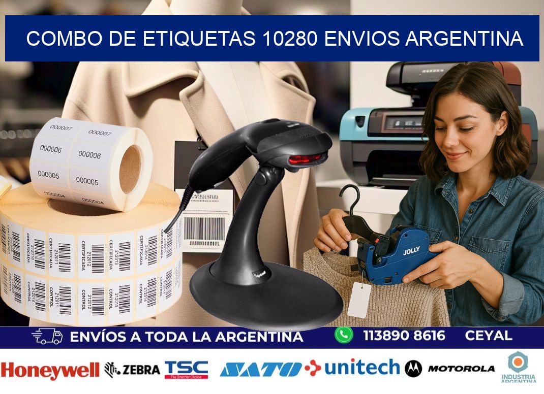 Combo de etiquetas 10280 ENVIOS ARGENTINA