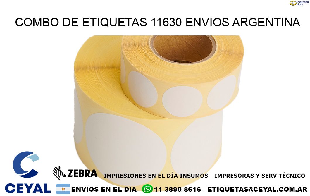 Combo de etiquetas 11630 ENVIOS ARGENTINA