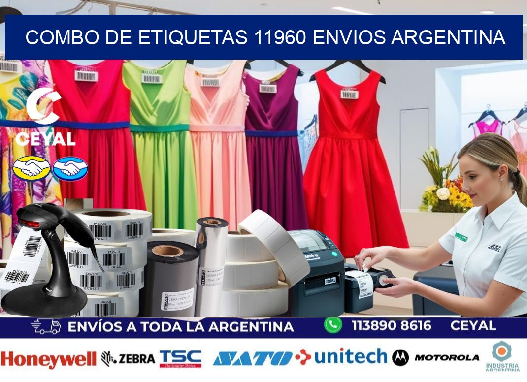 Combo de etiquetas 11960 ENVIOS ARGENTINA
