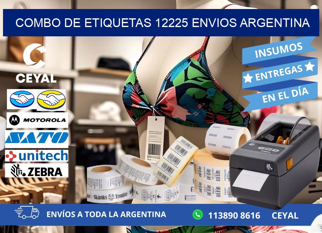 Combo de etiquetas 12225 ENVIOS ARGENTINA