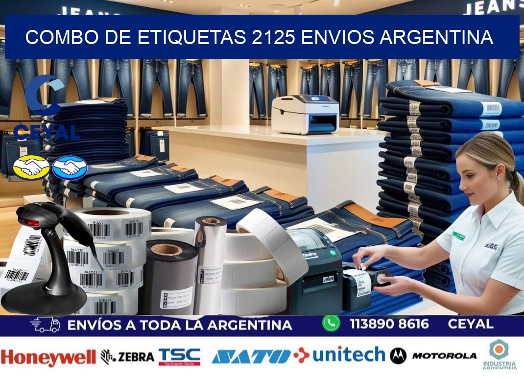 Combo de etiquetas 2125 ENVIOS ARGENTINA