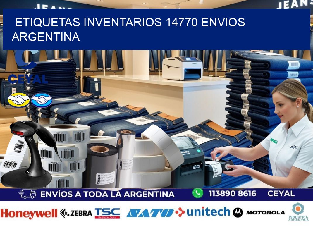 etiquetas inventarios 14770 ENVIOS ARGENTINA