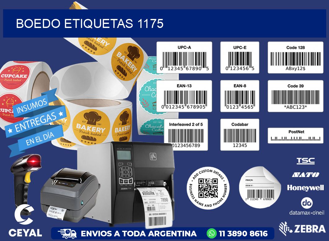 Boedo etiquetas 1175