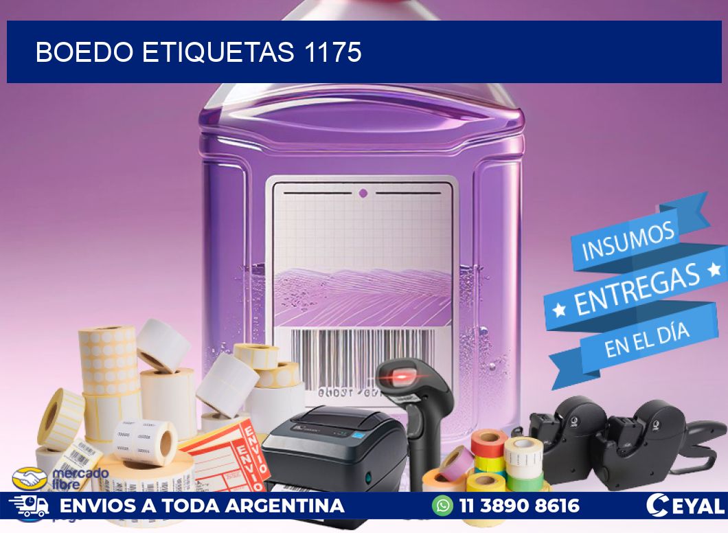 Boedo etiquetas 1175