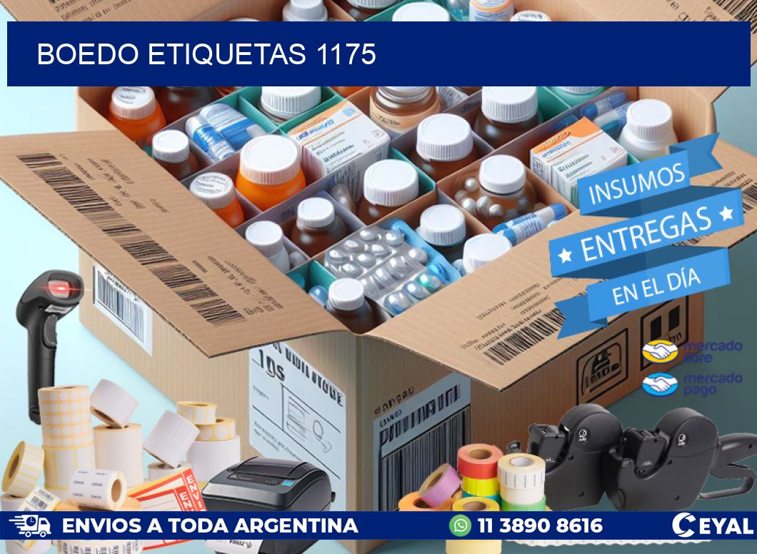 Boedo etiquetas 1175
