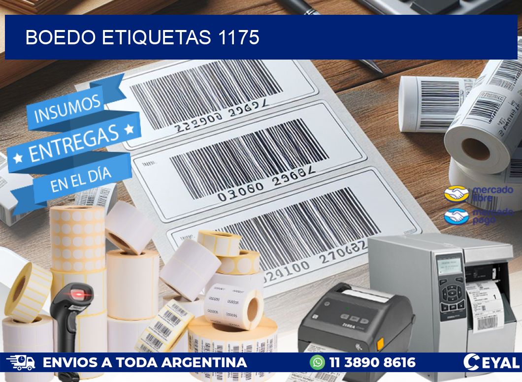 Boedo etiquetas 1175