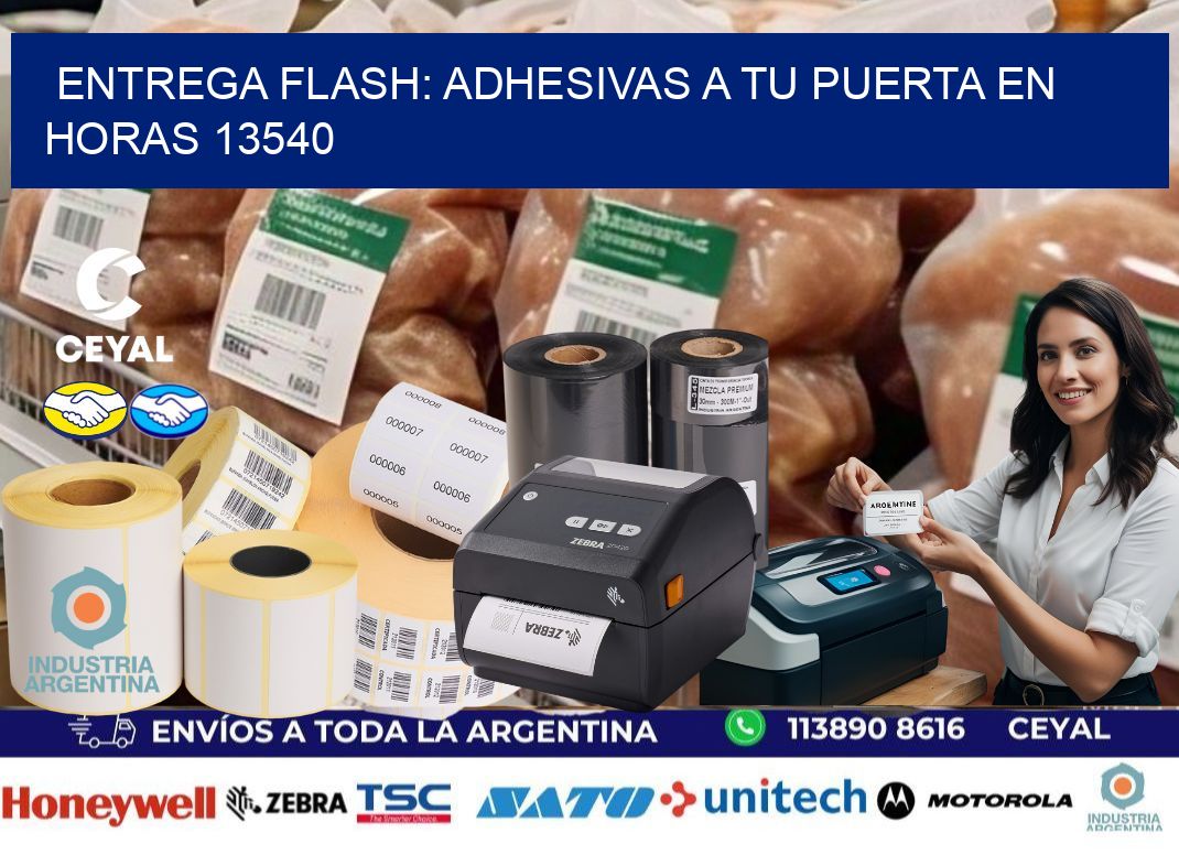 Entrega Flash: Adhesivas A Tu Puerta en Horas 13540