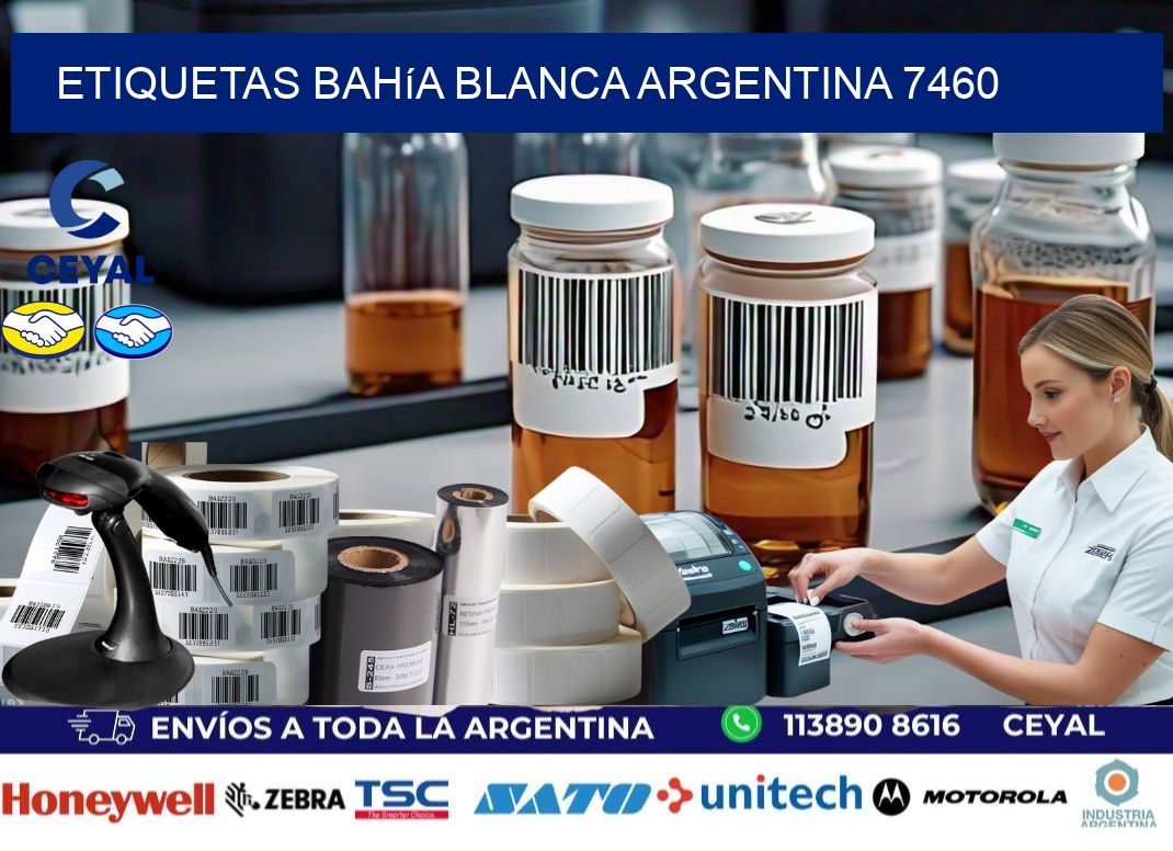 Etiquetas Bahía Blanca Argentina 7460