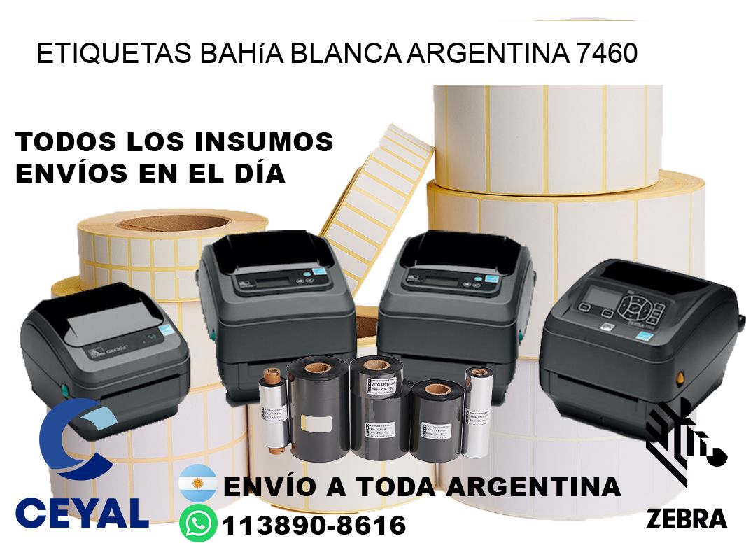 Etiquetas Bahía Blanca Argentina 7460