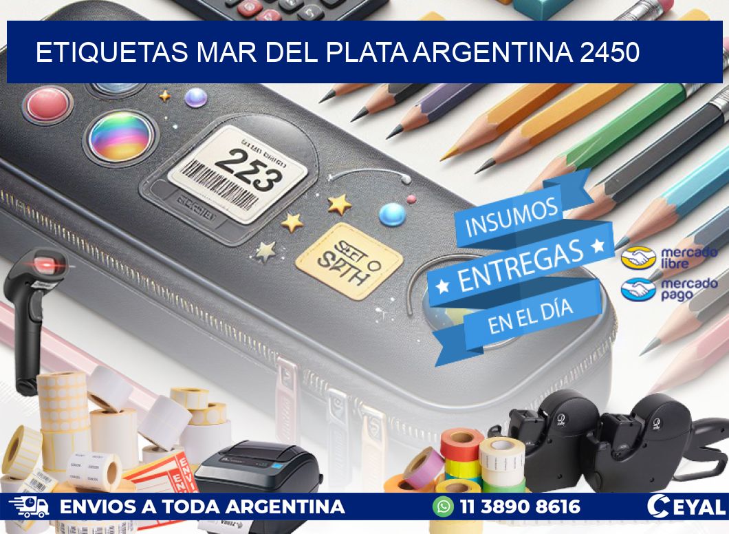 Etiquetas Mar del Plata Argentina 2450
