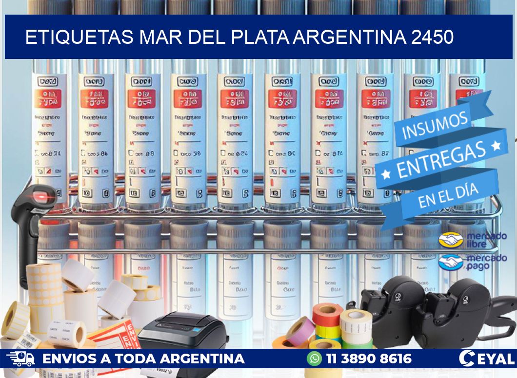 Etiquetas Mar del Plata Argentina 2450