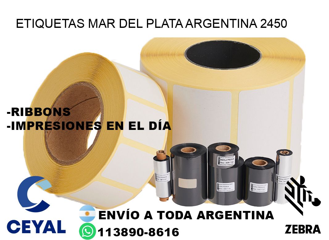 Etiquetas Mar del Plata Argentina 2450
