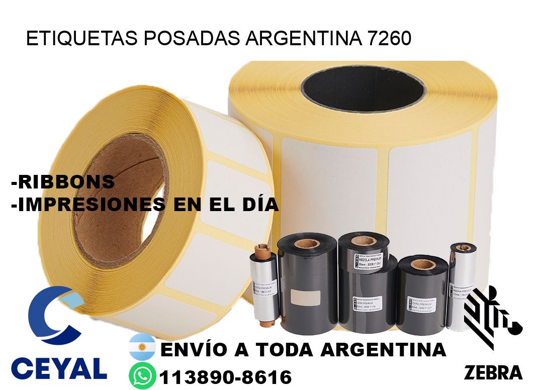 Etiquetas Posadas Argentina 7260