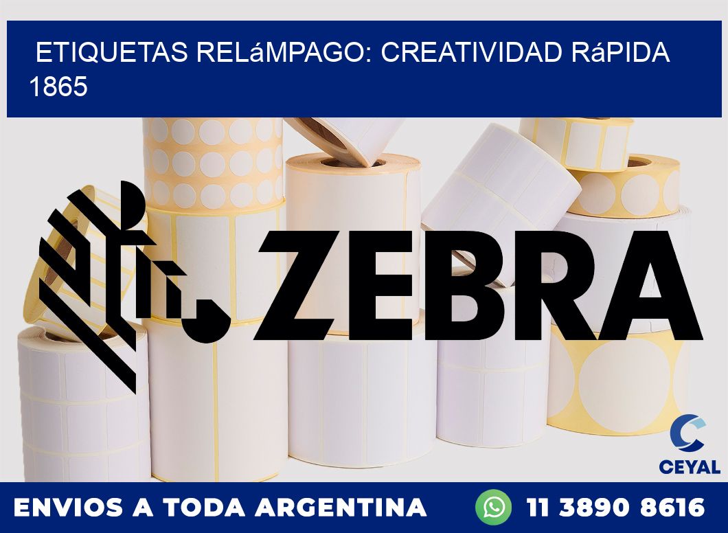 Etiquetas Relámpago: Creatividad Rápida 1865