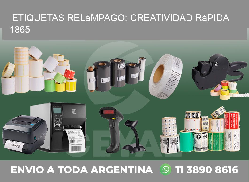 Etiquetas Relámpago: Creatividad Rápida 1865