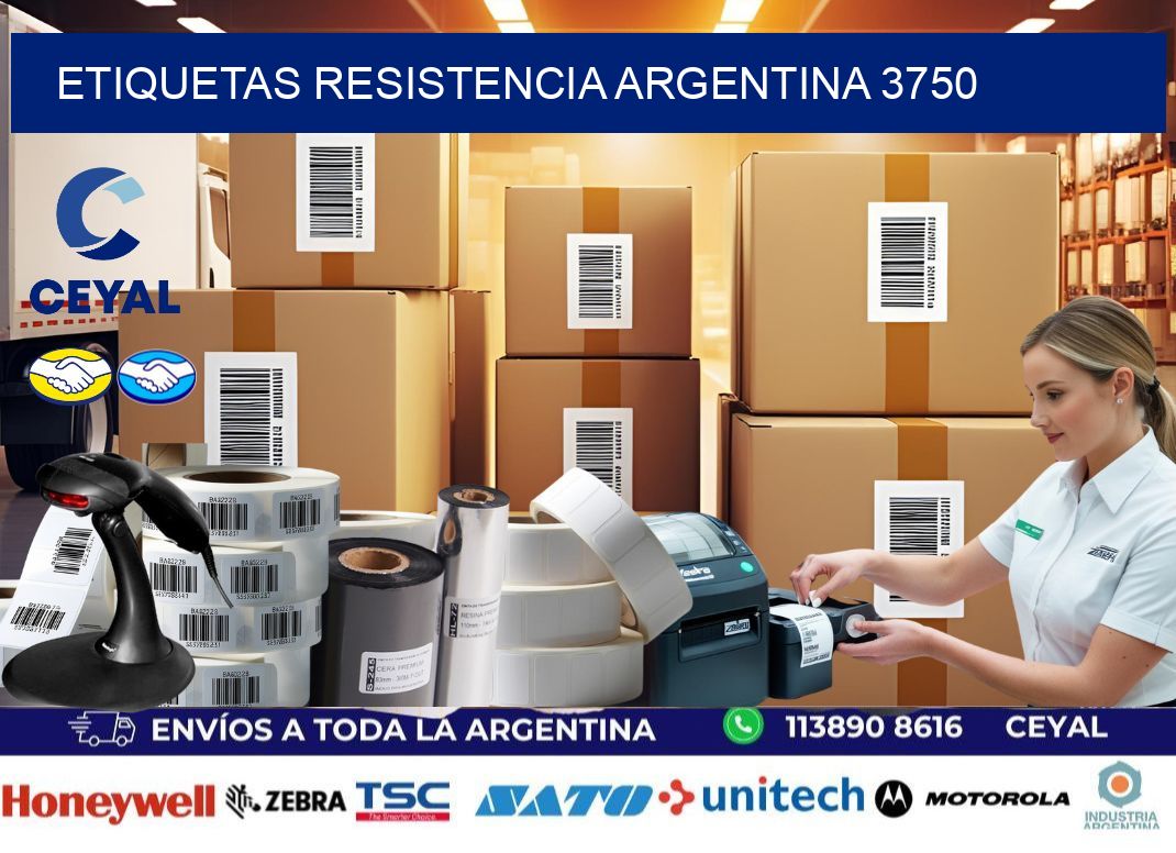 Etiquetas Resistencia Argentina 3750