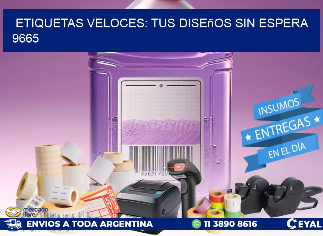 Etiquetas Veloces: Tus Diseños sin Espera 9665