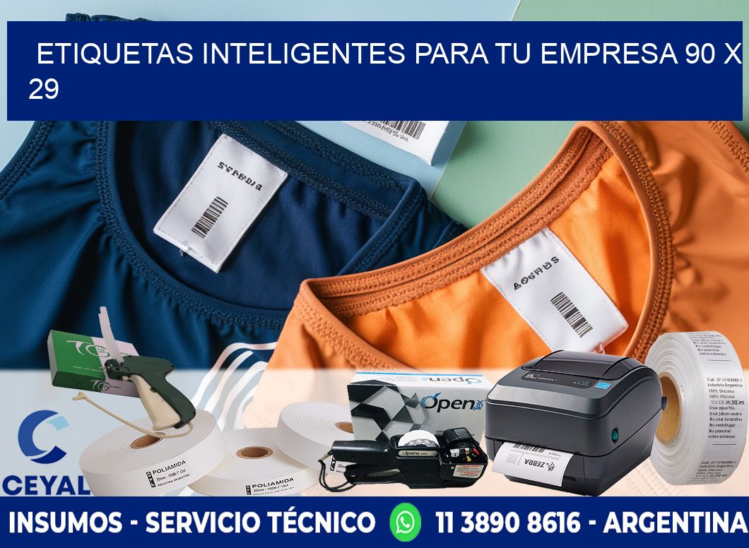 Etiquetas inteligentes para tu empresa 90 x 29