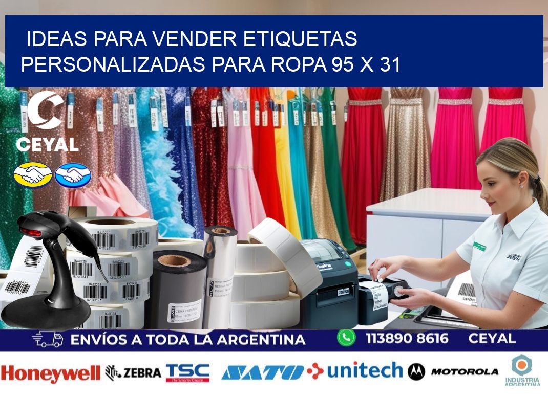 Ideas para Vender Etiquetas Personalizadas para Ropa 95 x 31