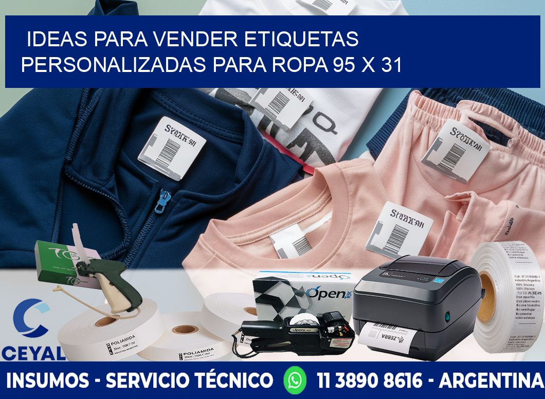Ideas para Vender Etiquetas Personalizadas para Ropa 95 x 31