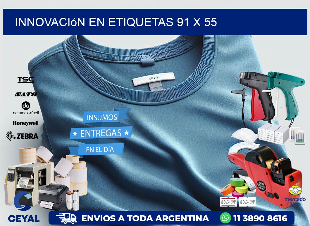 Innovación en etiquetas 91 x 55