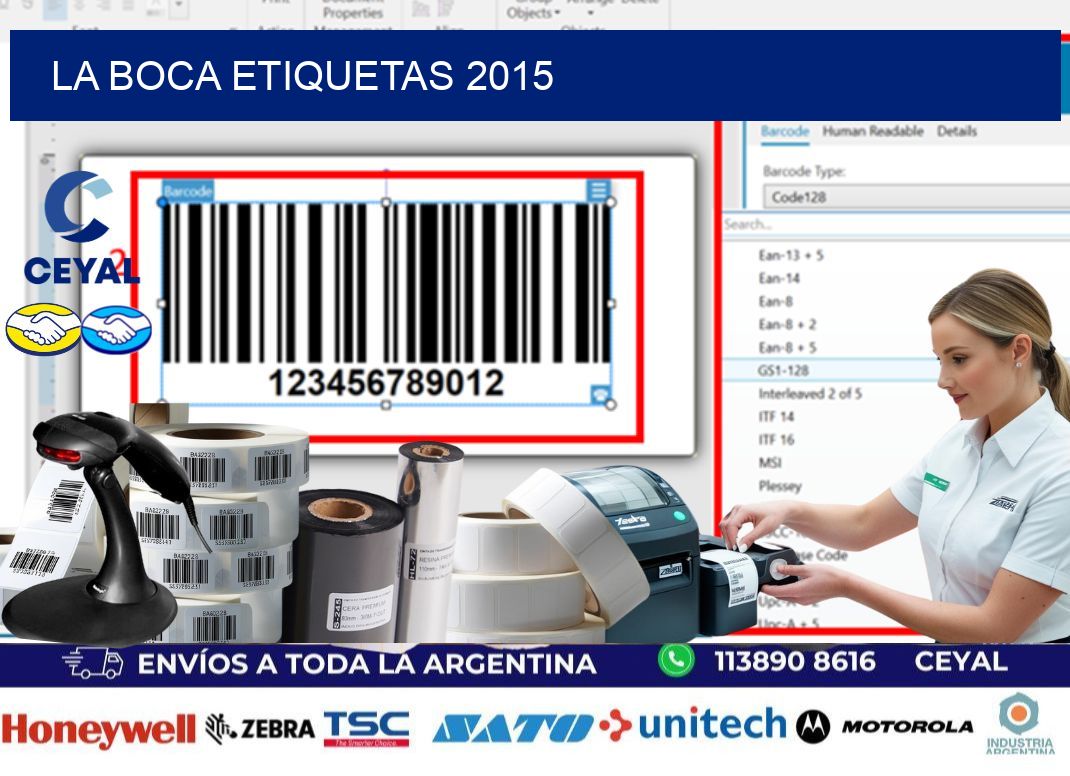 La Boca etiquetas 2015