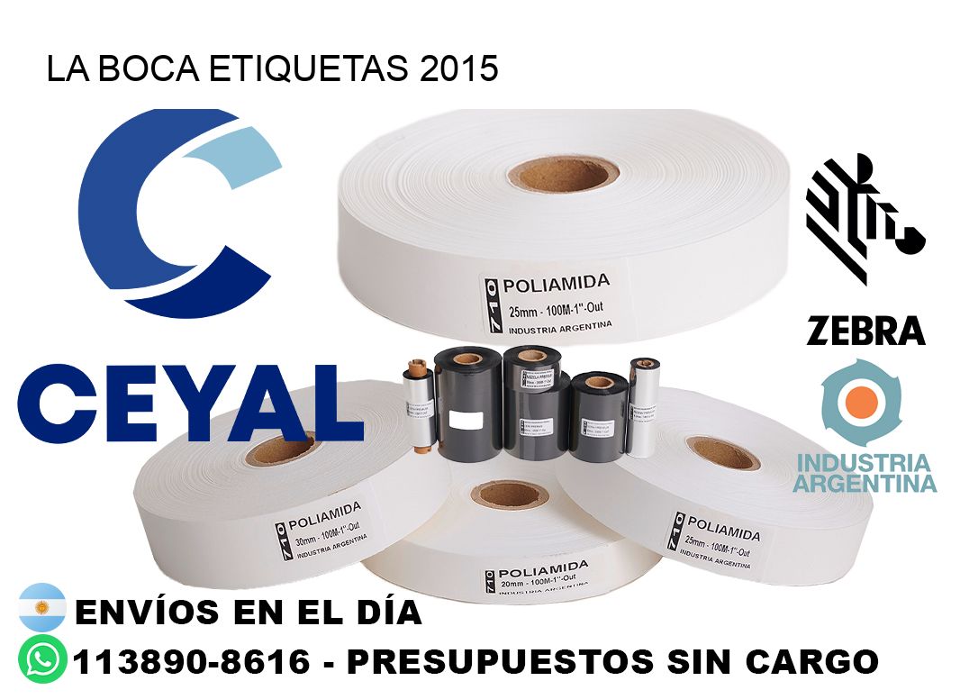 La Boca etiquetas 2015