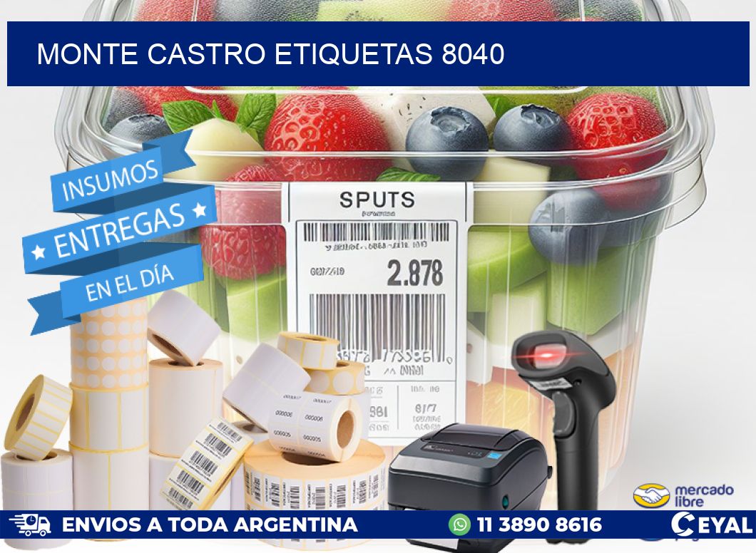 Monte Castro etiquetas 8040