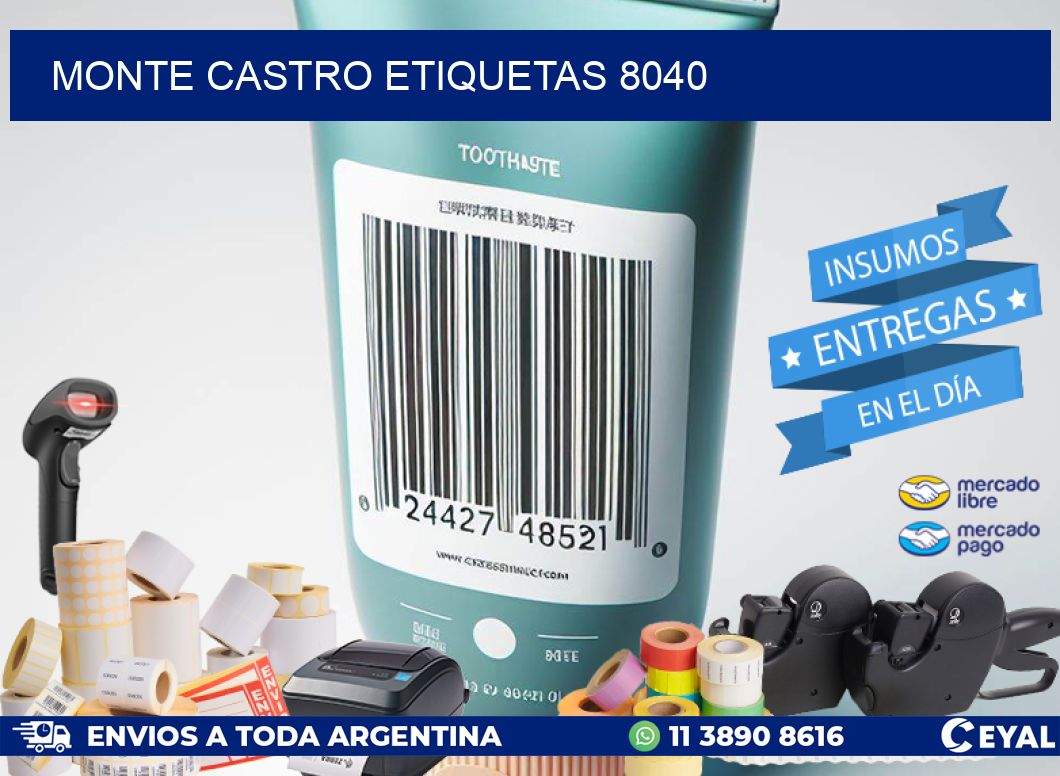 Monte Castro etiquetas 8040