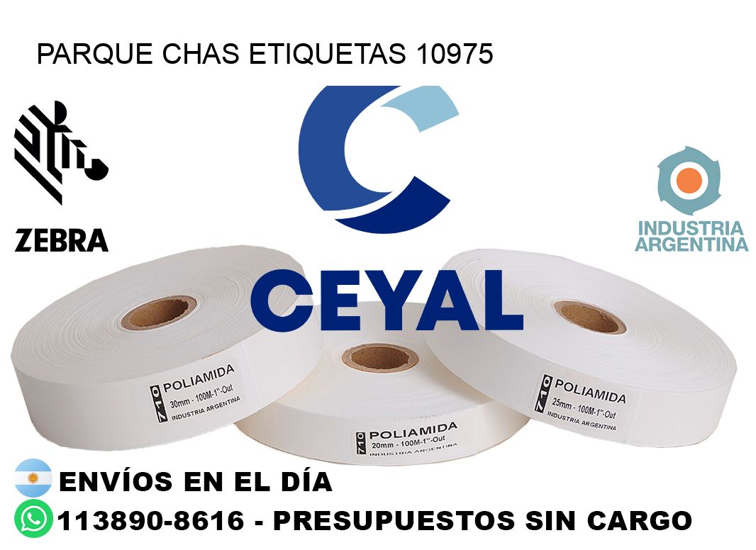 Parque Chas etiquetas 10975