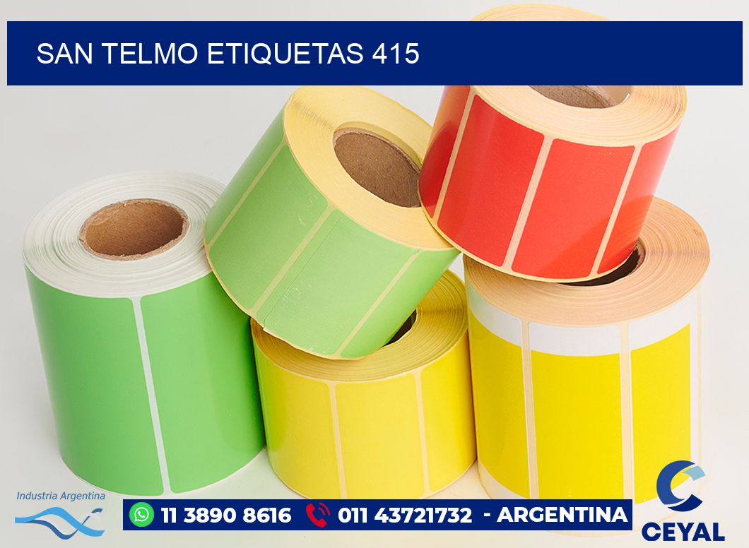 San Telmo etiquetas 415