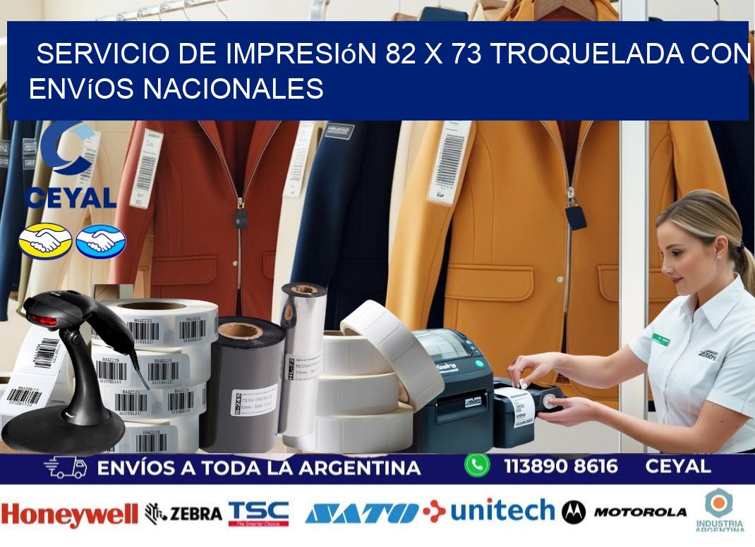 Servicio de impresión 82 x 73 troquelada con envíos nacionales