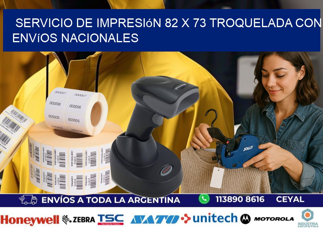 Servicio de impresión 82 x 73 troquelada con envíos nacionales