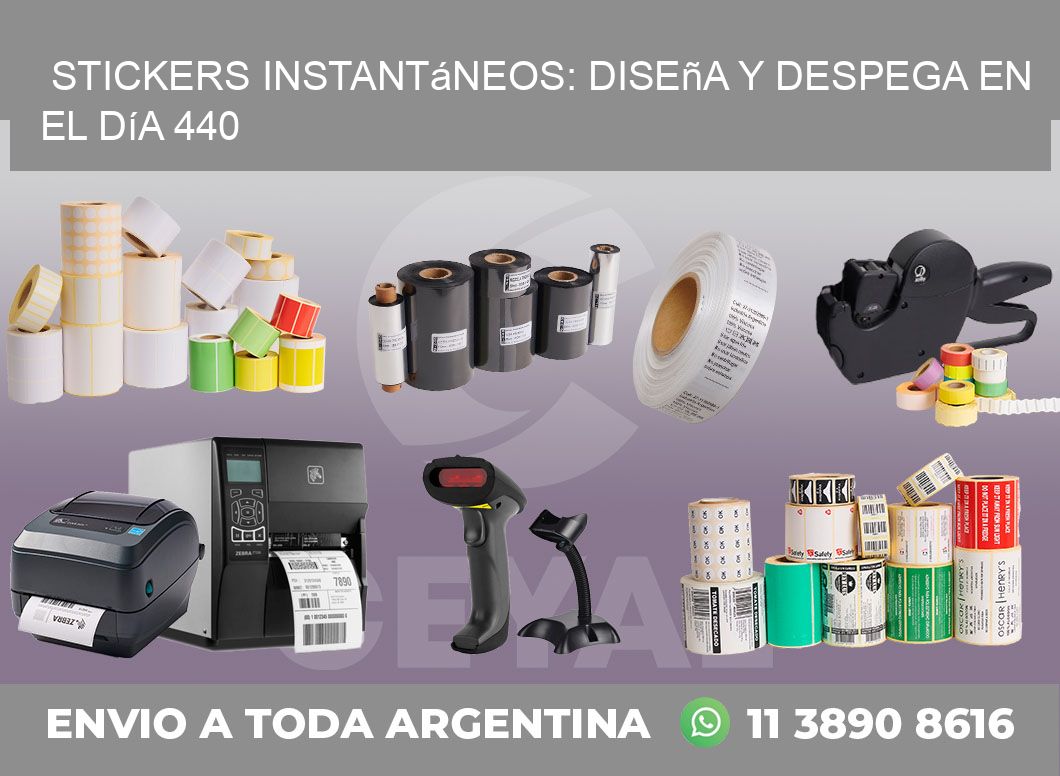 Stickers Instantáneos: Diseña y Despega en el Día 440