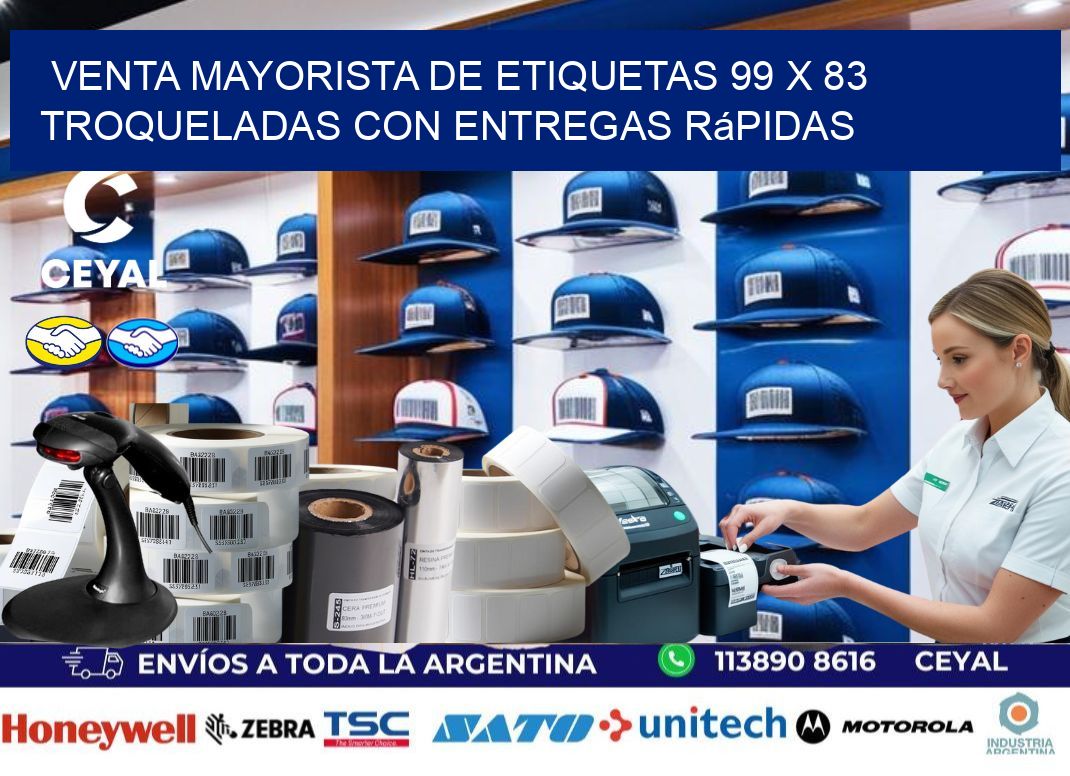 Venta mayorista de etiquetas 99 x 83 troqueladas con entregas rápidas