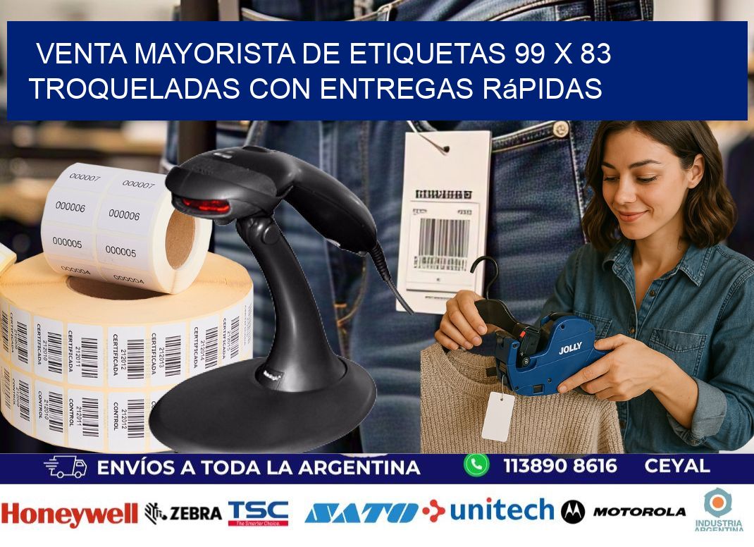 Venta mayorista de etiquetas 99 x 83 troqueladas con entregas rápidas