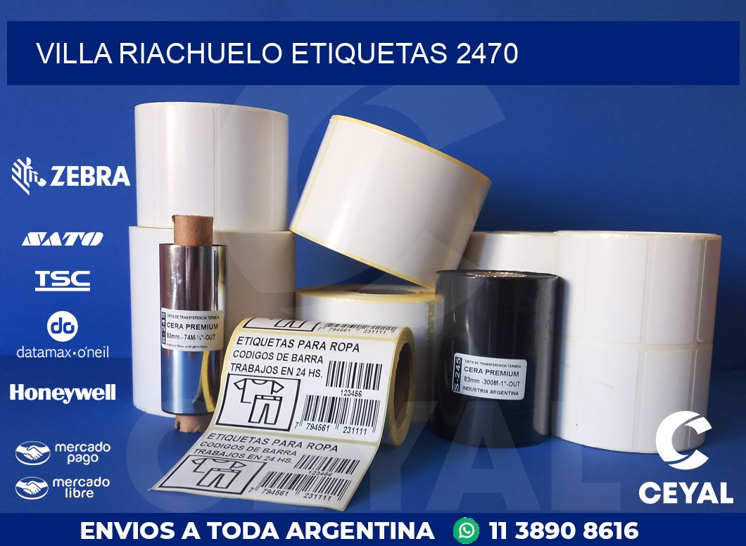 Villa Riachuelo etiquetas 2470