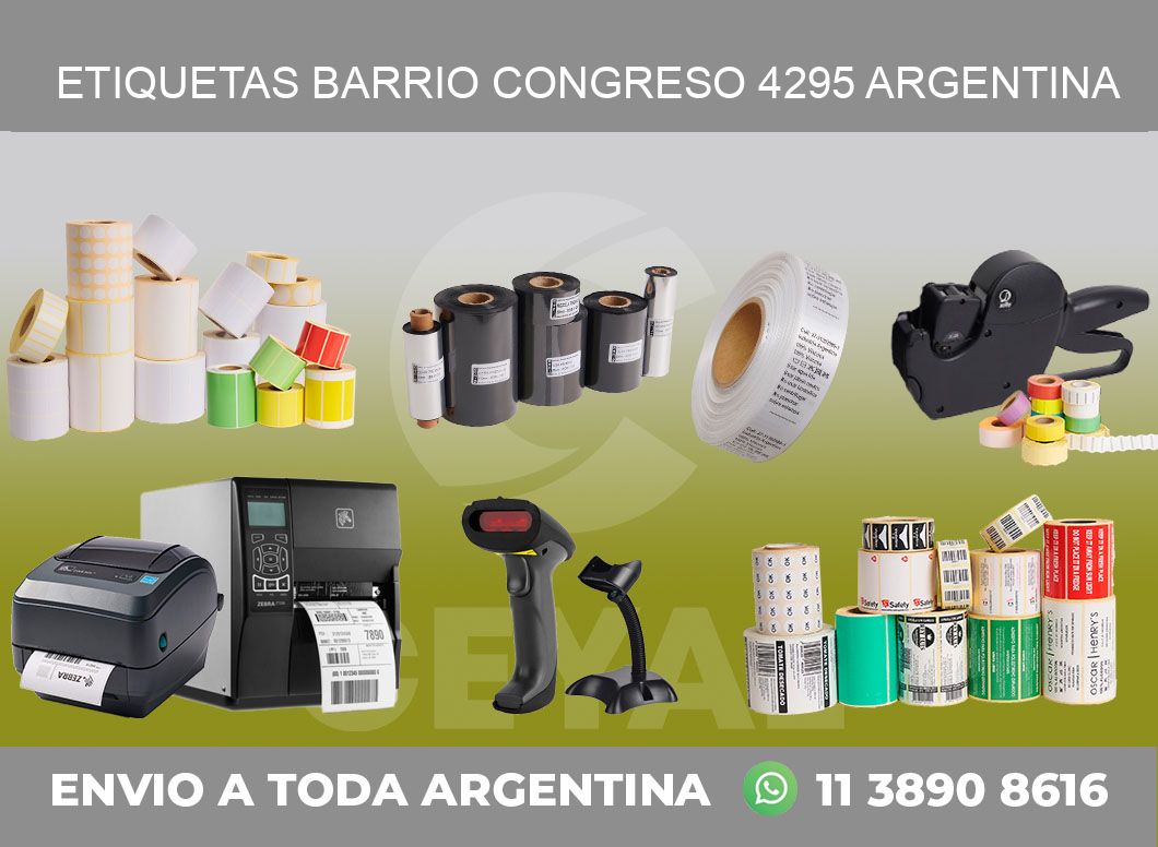etiquetas barrio congreso 4295 argentina