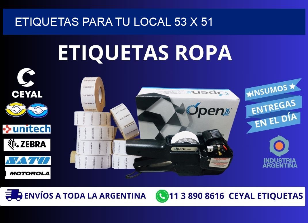 etiquetas para tu local 53 x 51