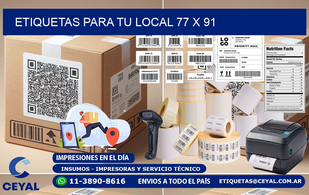etiquetas para tu local 77 x 91