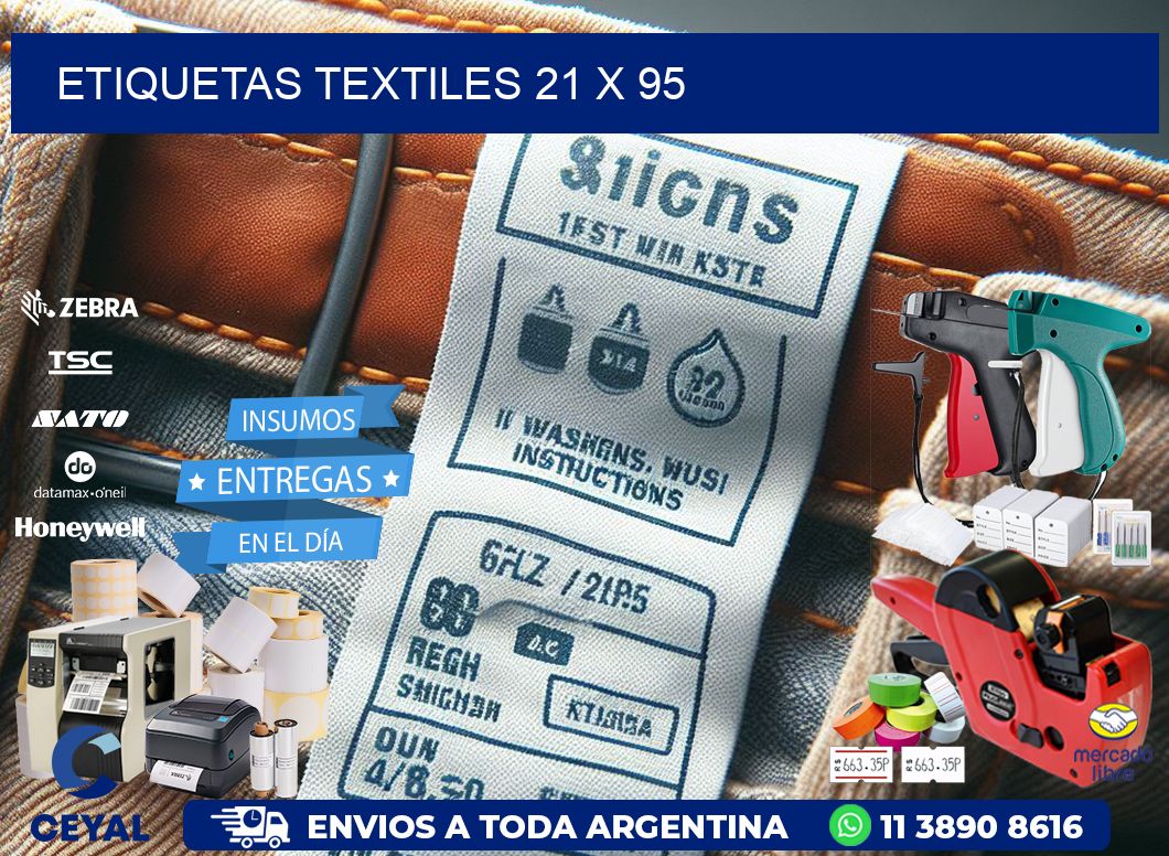 etiquetas textiles 21 x 95