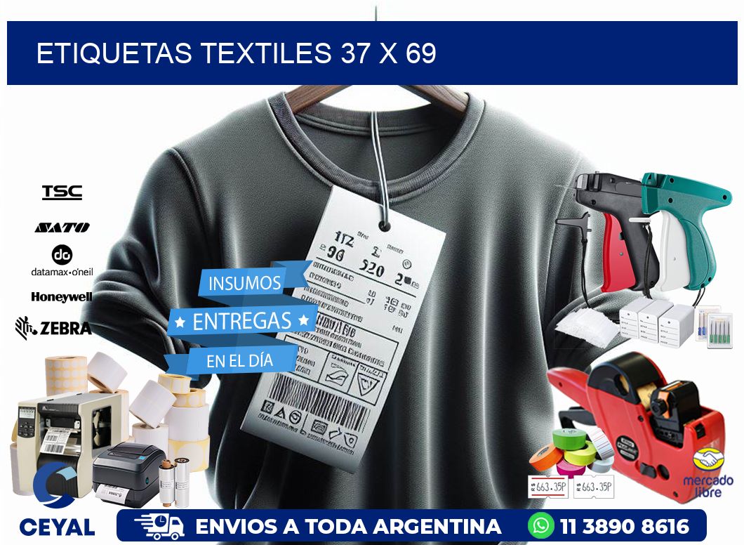 etiquetas textiles 37 x 69