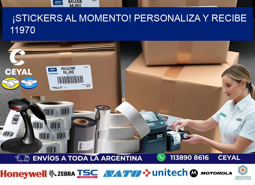 ¡Stickers al Momento! Personaliza y Recibe 11970