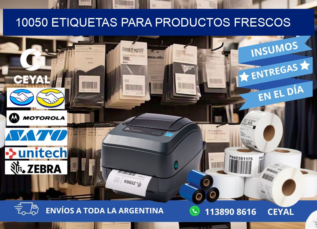 10050 Etiquetas para productos frescos