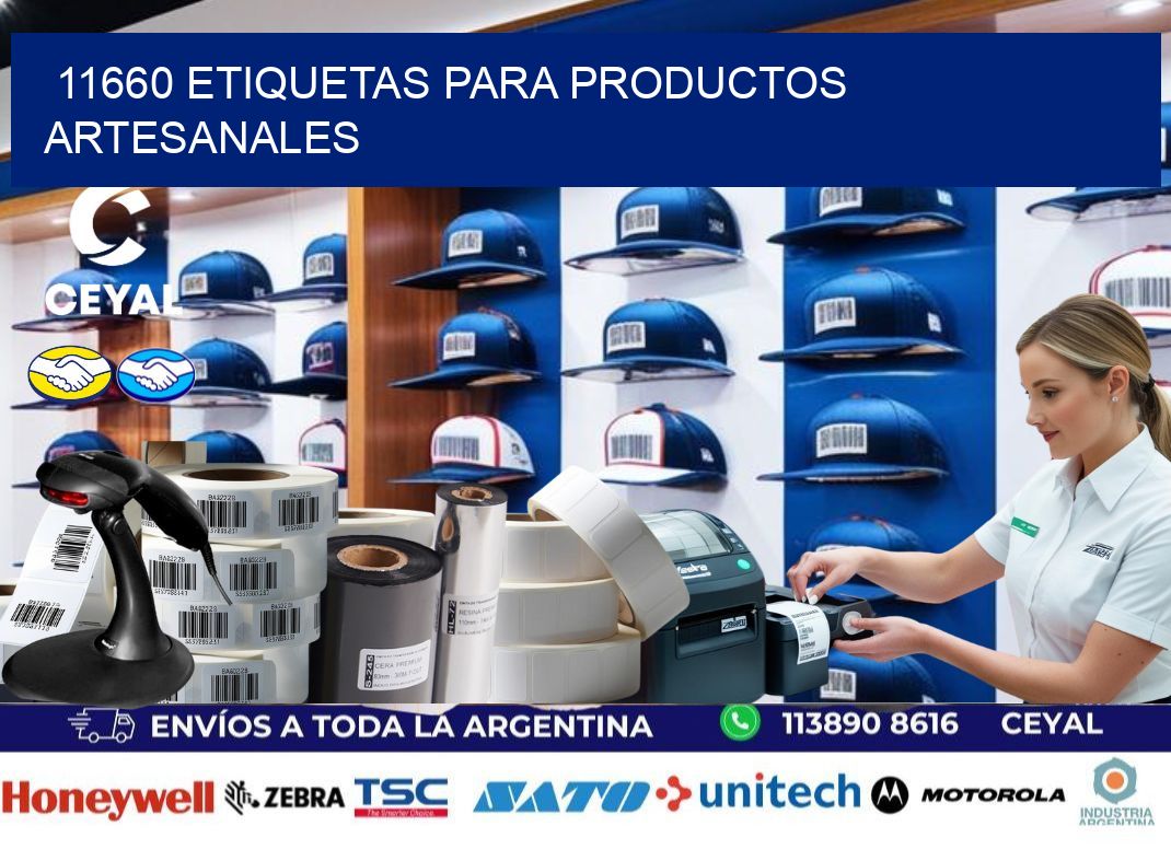 11660 Etiquetas para productos artesanales