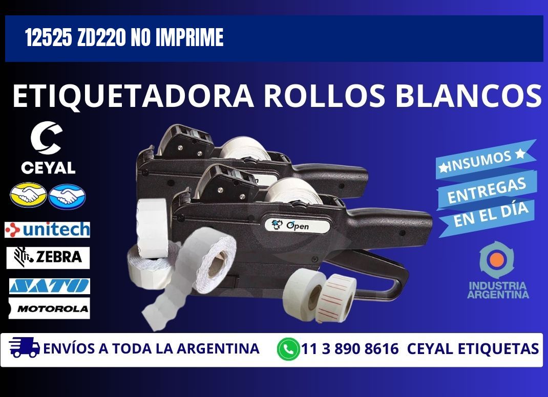 12525 ZD220 no imprime