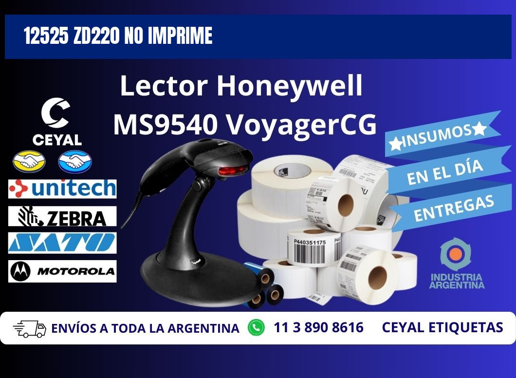 12525 ZD220 no imprime