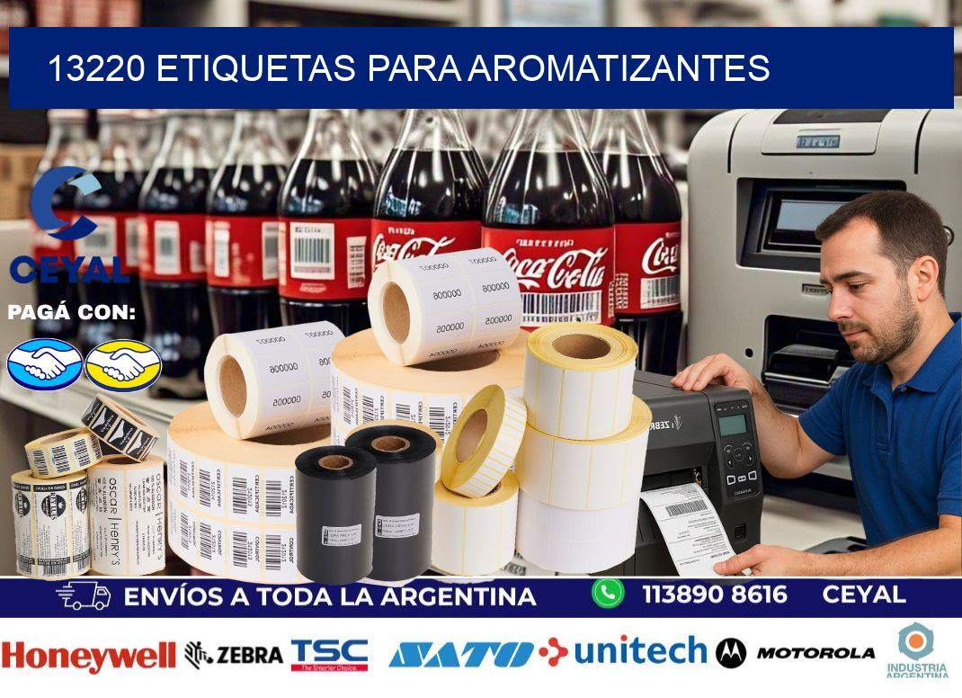 13220 Etiquetas para aromatizantes