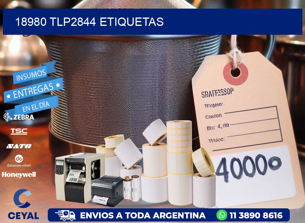 18980 TLP2844 etiquetas